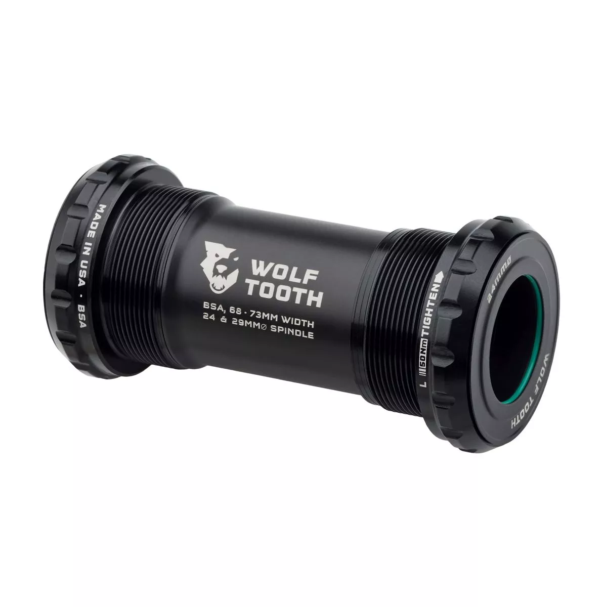 WOLF TOOTH BOTTOM BRACKET – BSA THREADED – 24MM SPINDLE