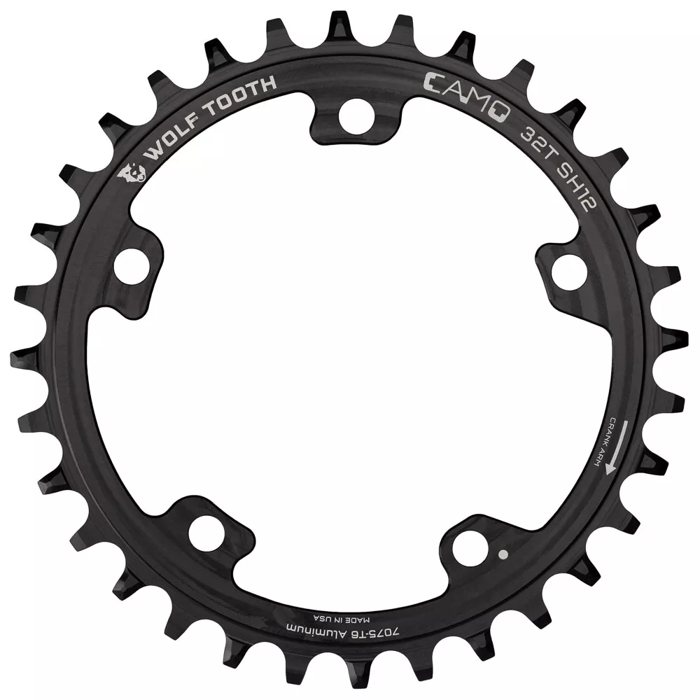 WOLF TOOTH – CAMO DROP-STOP CHAINRING – SHIMANO HG+