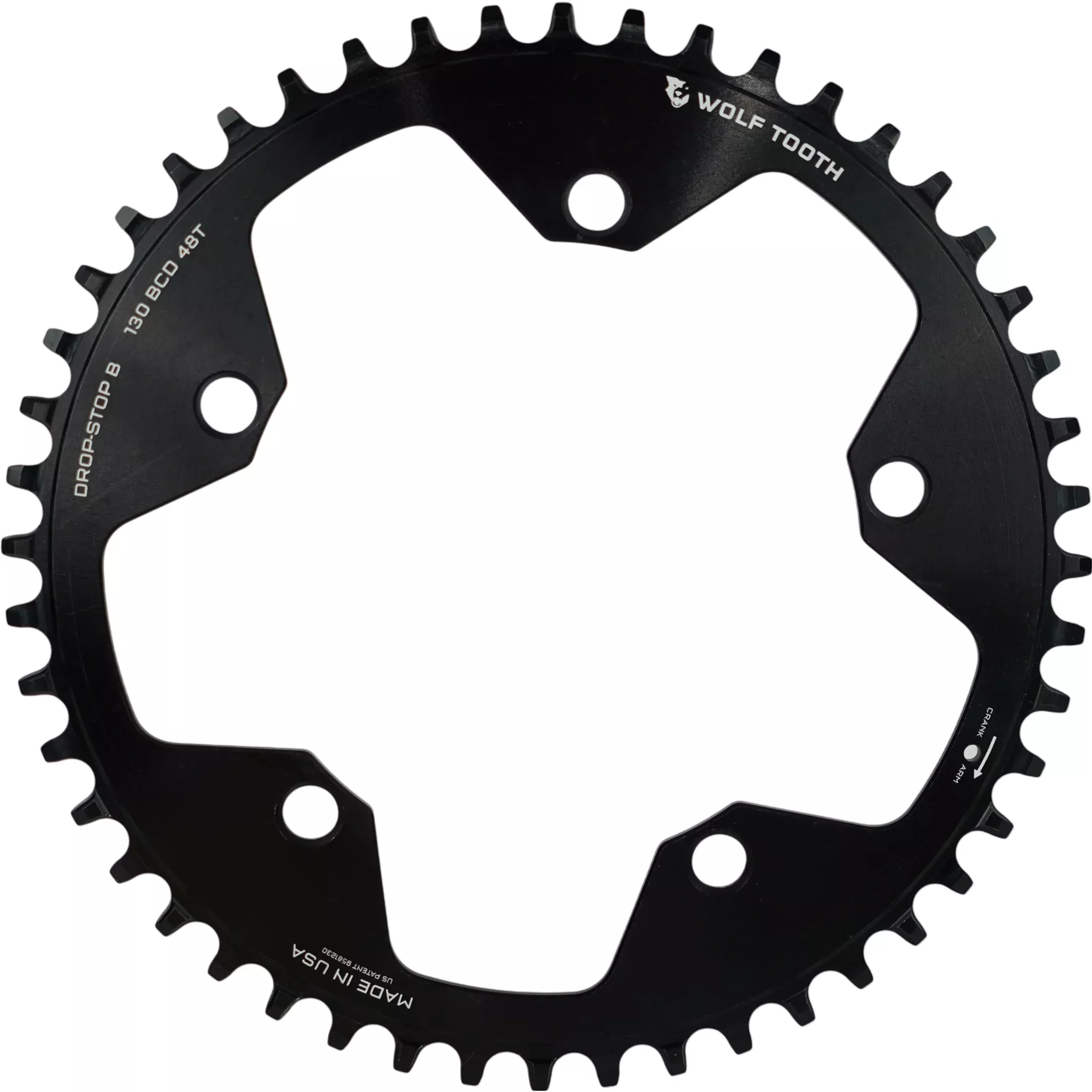 Wolf Tooth Drop-Stop B 130 BCD 48t Road Bike Chainring