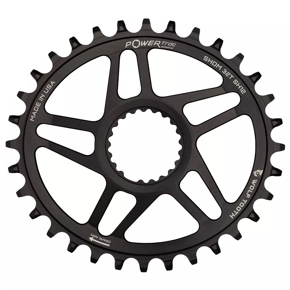 WOLF TOOTH – Ellliptical DM Shimano Boost Chainring – 32T
