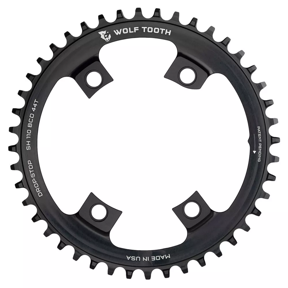 WOLF TOOTH – SHIMANO ROAD 1X DROP-STOP B CHAINRING – 110 x 4 BCD