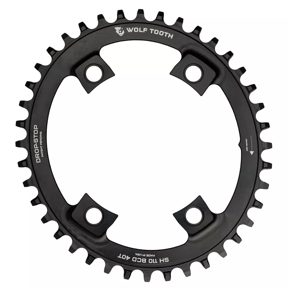 WOLF TOOTH – SHIMANO ROAD 1X OVAL DROP-STOP B CHAINRING – 110 x 4 BCD