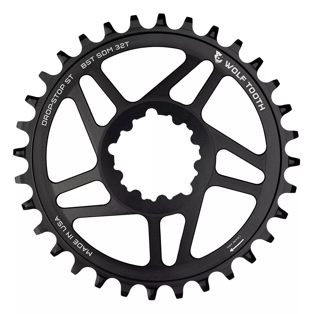 WOLF TOOTH – SRAM DM DROP-STOP CHAINRING – BOOST – SHIMANO HG+