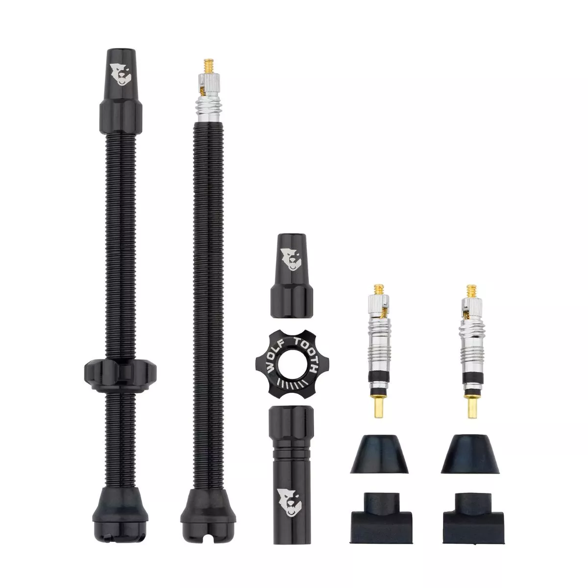 WOLF TOOTH – Tubeless Valve Stems 80mm Black