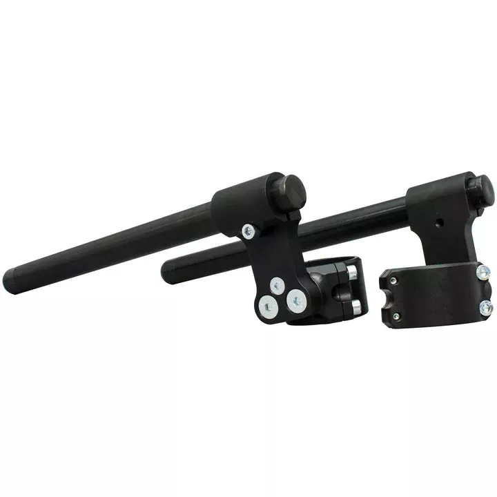 Woodcraft 2.5" Clip-On Riser – 7/8" Universal Handlebar | Black or Silver