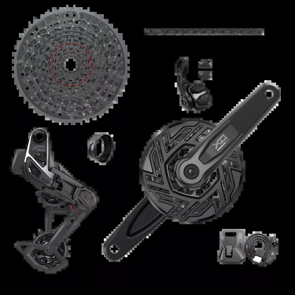 X0 Transmission T-Type Eagle AXS E-MTB Groupset - Bosch - 160mm - 36t