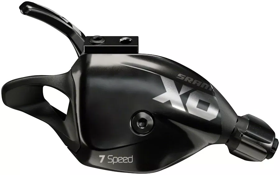 X01 DH Rear Shifter - 7-Speed, with Discrete Clamp, Black, A2