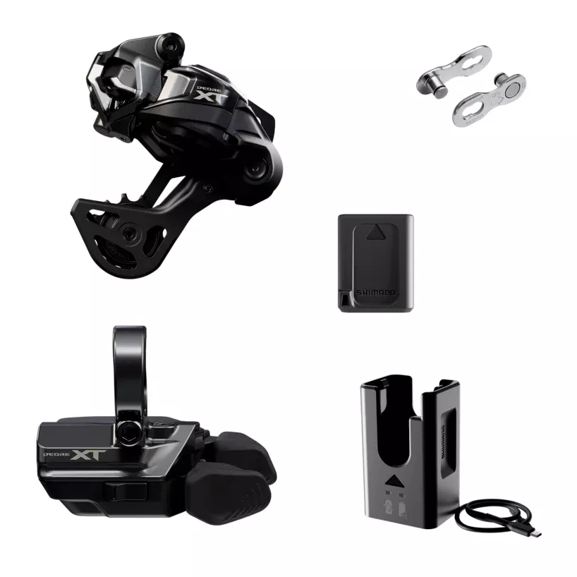 XT M8250 Di2 Wireless Drivetrain Upgrade Kit - GS (Medium Cage) - 22.2 Clamp