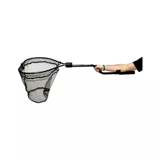 YakAttack Leverage Landing Net 20”x21” Hoop 46”Long w/ Extention Foam