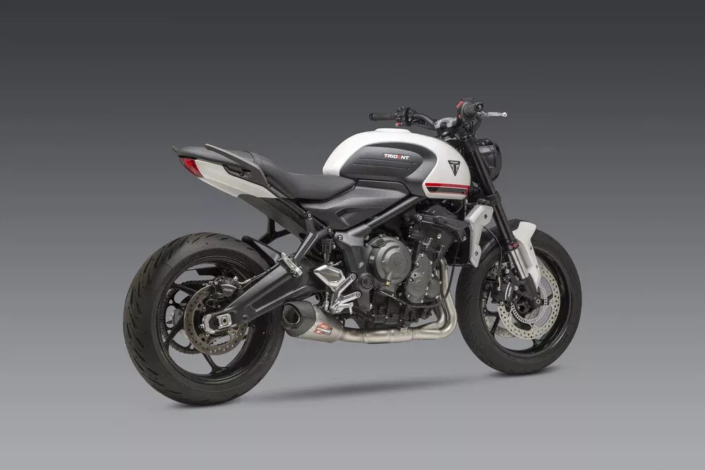 Yoshimura AT2 Race Series Full Exhaust System – Triumph Trident 660