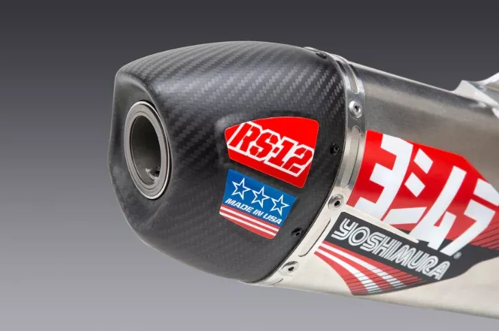 Yoshimura RS-12 Signature Full Exhaust System - Husqvarna/KTM | Stainless/Aluminum/Carbon