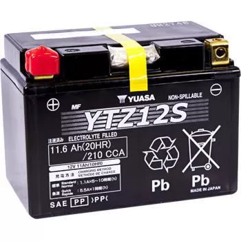 YUASA High Performance AGM Maintenance-Free Battery- YTZ12S