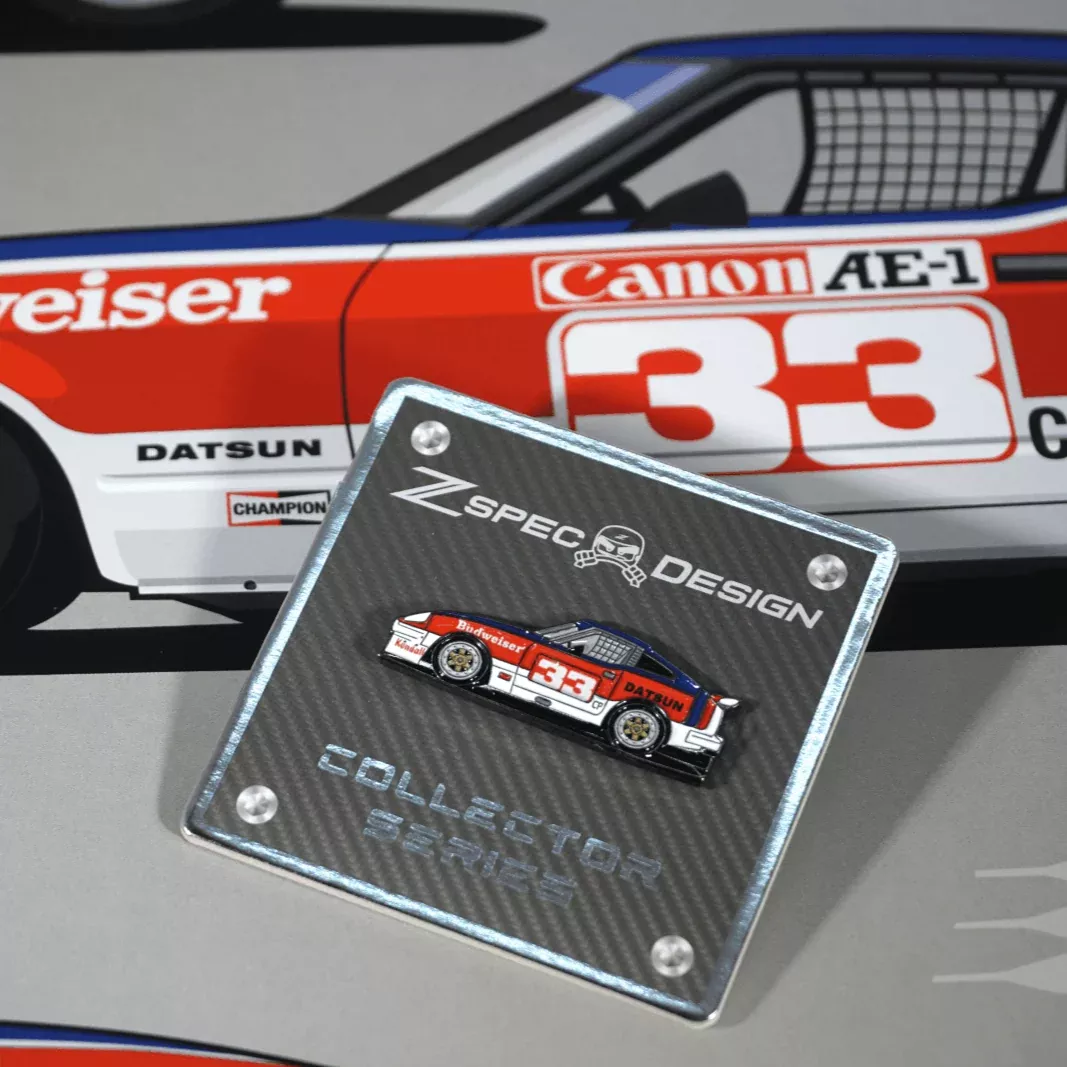ZSPEC BSR-Racing Datsun #33 Tribute Lapel / Hat Pin