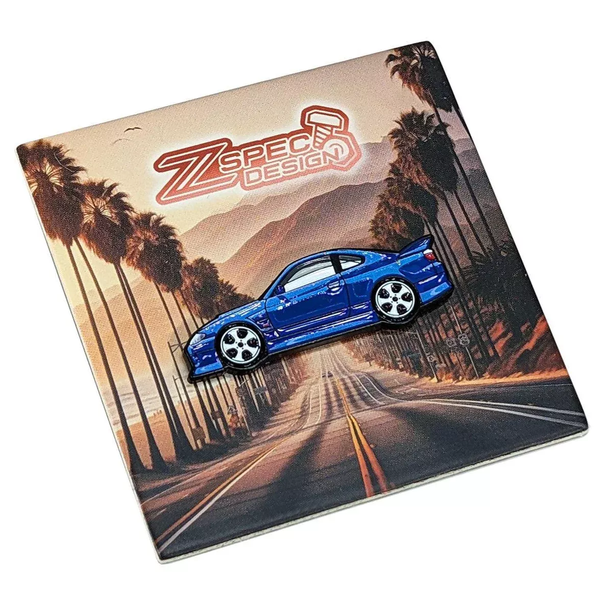 ZSPEC Collector Lapel / Hat Pin - Blue Silvia S15 Cruiser