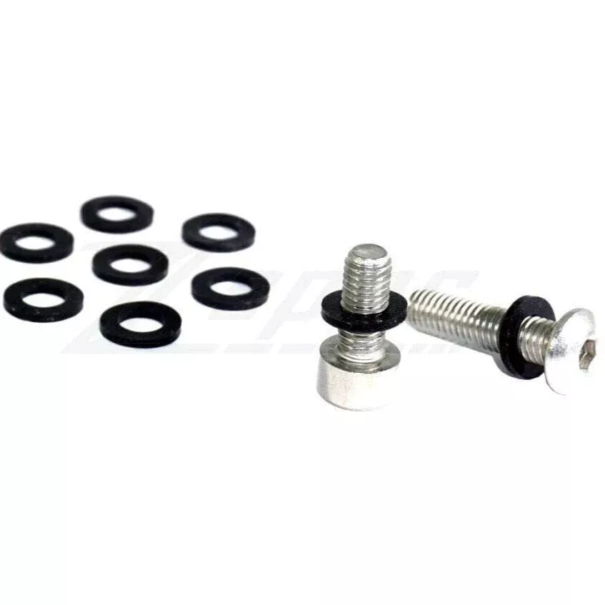 ZSPEC M5 Silicone Flat Washers for SHSC or Button-Head Bolts, 10-Pack